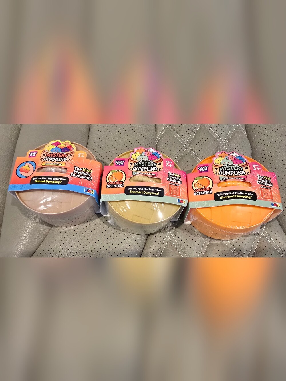 Bundle Of 3 RMS Dumplings, 2 Sherbert And 1 Sunset